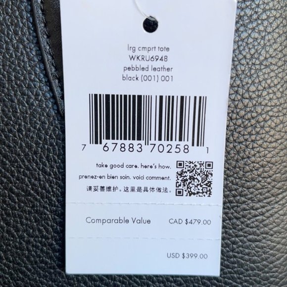 Kate Spade Monet Large Compartment Tote Black NWT - Picture 9 of 16